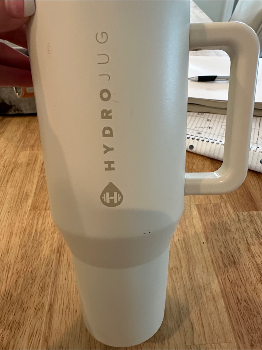 Matte Champagne Stainless Travel Tumbler - Inner View NEW No TAGS No Lid No